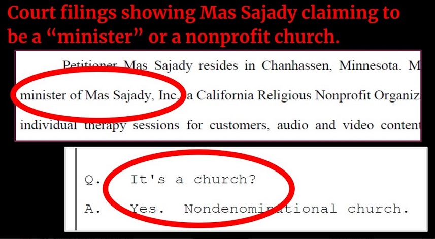 "Minister" 'Mas Sajady, sex cult leader